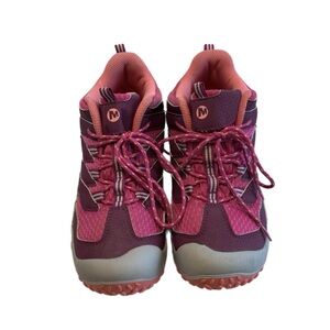 Merrell pink hiking boots
